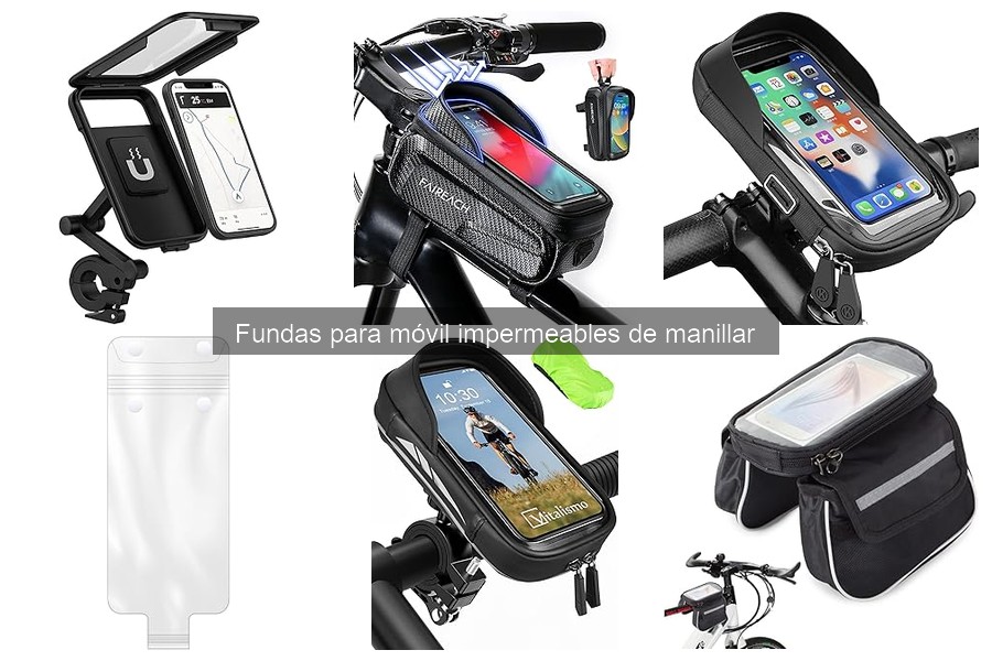 Comparativa de fundas impermeables para móvil en manillar