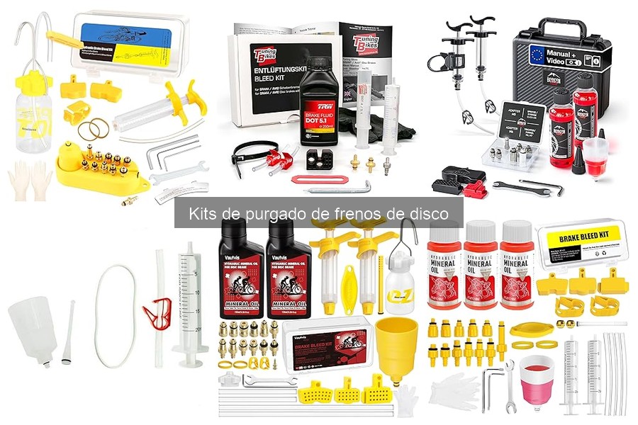 Comparativa de Kits de Purgado de Frenos de Disco