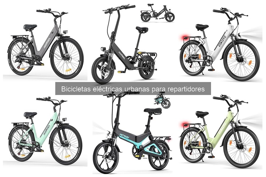 Comparativa de las Mejores Bicicletas Eléctricas Urbanas para Repartidores