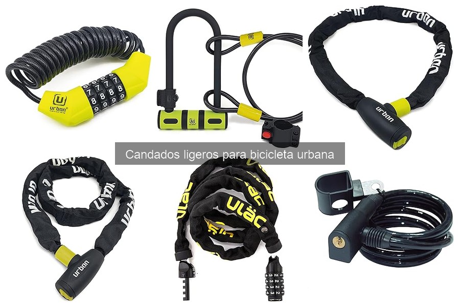 Comparativa de los Mejores Candados Ligeros para Bicicletas Urbanas