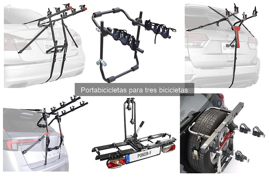 Comparativa de los Mejores Portabicicletas para 3 Bicicletas