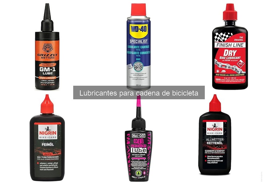 Comparativa de lubricantes para cadenas de bicicleta