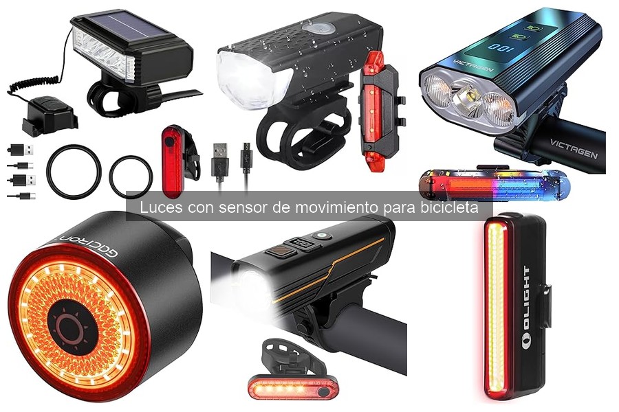 Comparativa de Luces con Sensor de Movimiento para Bicicleta