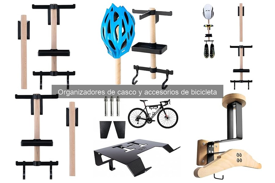 Comparativa de organizadores de casco de bicicleta