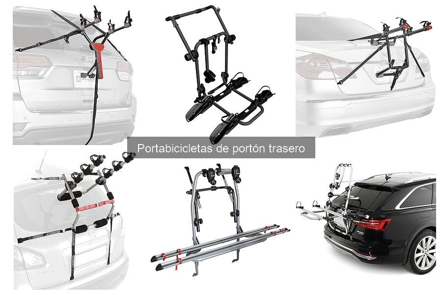 Comparativa de portabicicletas de portón trasero y otros tipos