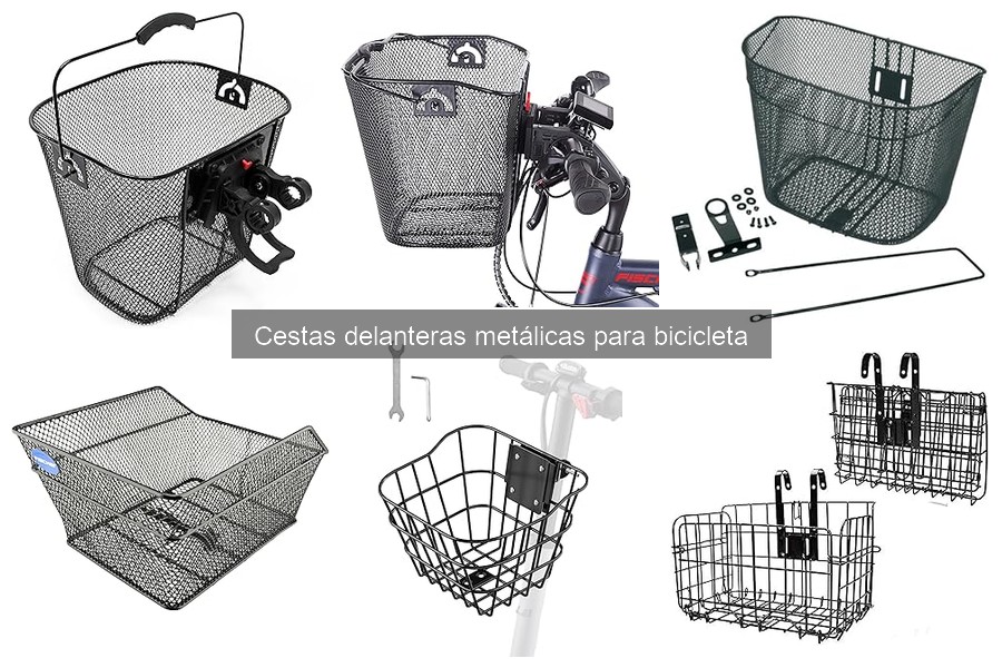 Comparativa de precios de cestas metálicas para bicicleta