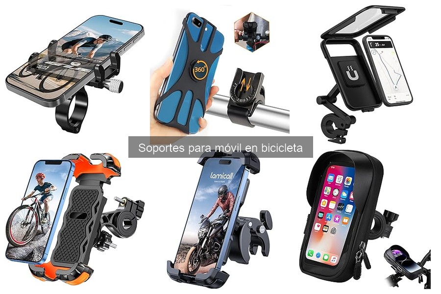 Comparativa de soportes para móvil en bicicleta: marcas destacadas