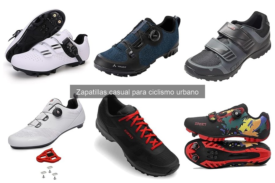 Comparativa de Zapatillas Casual para Ciclismo Urbano