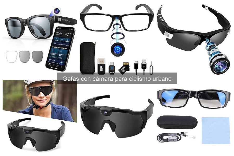Comparativa: Gafas con cámara vs. Cámaras de acción para ciclismo