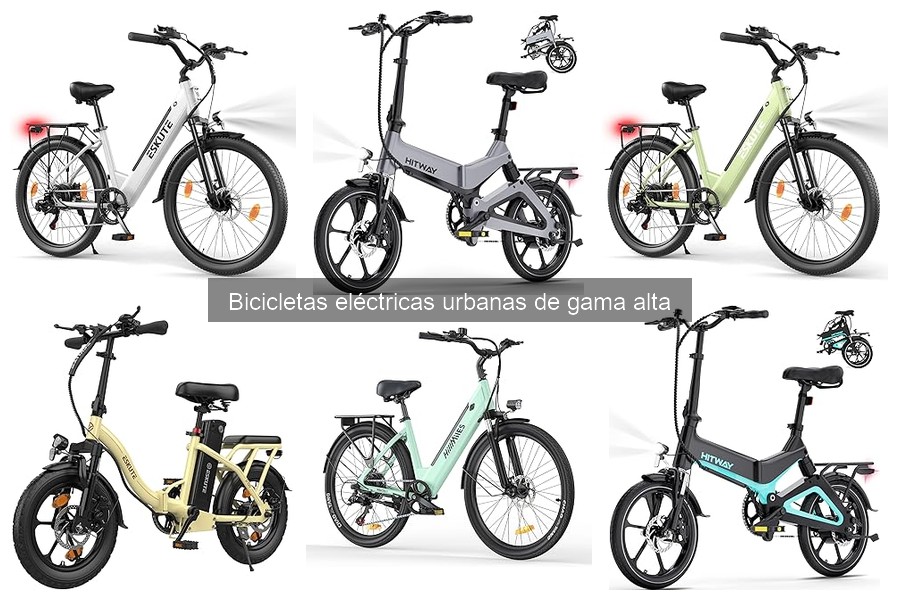** ¿Cuál es la mejor bicicleta eléctrica urbana de gama alta para principiantes?