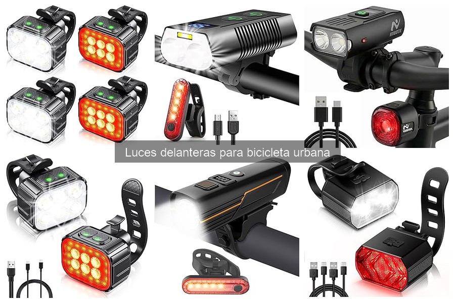 ¿Cuánto gastar en luces delanteras para bicicleta urbana?