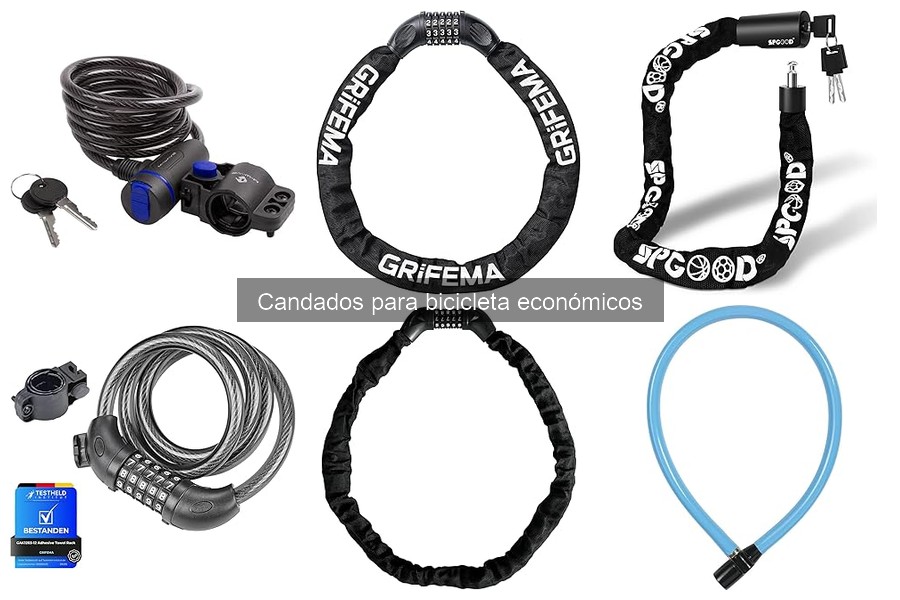 ¿Cuánto gastar en un candado para bicicleta económico?