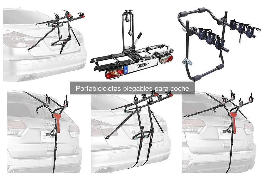 ¿Cuánto peso soporta un portabicicletas plegable?