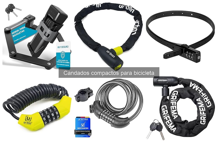 Dónde comprar candados compactos para bicicleta fácilmente