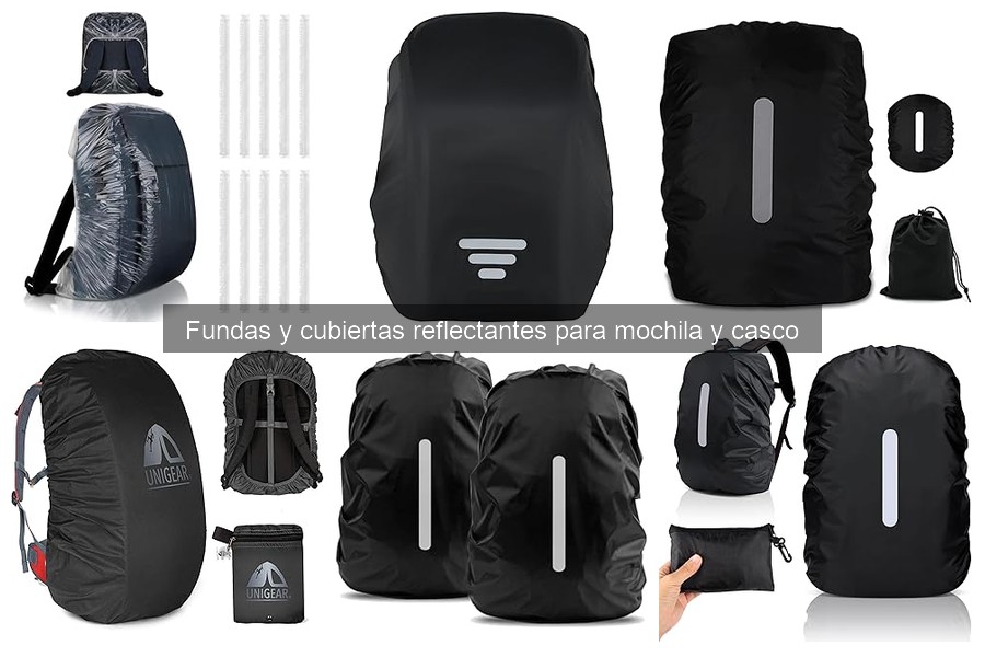 Dónde comprar fundas reflectantes para mochila y casco
