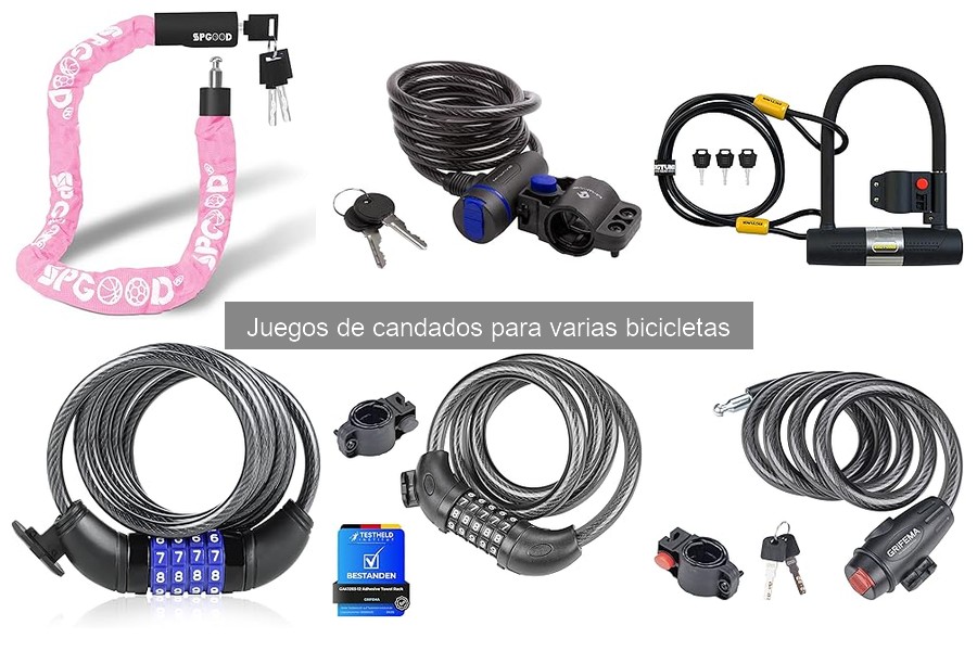 Dónde comprar juegos de candados para bicicletas online