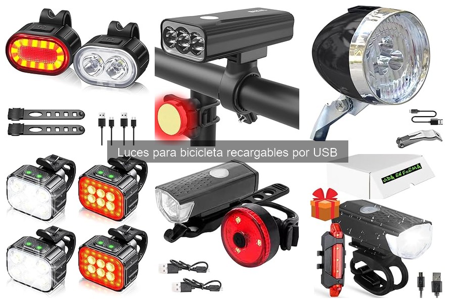 Dónde comprar luces para bicicleta USB recargables de calidad