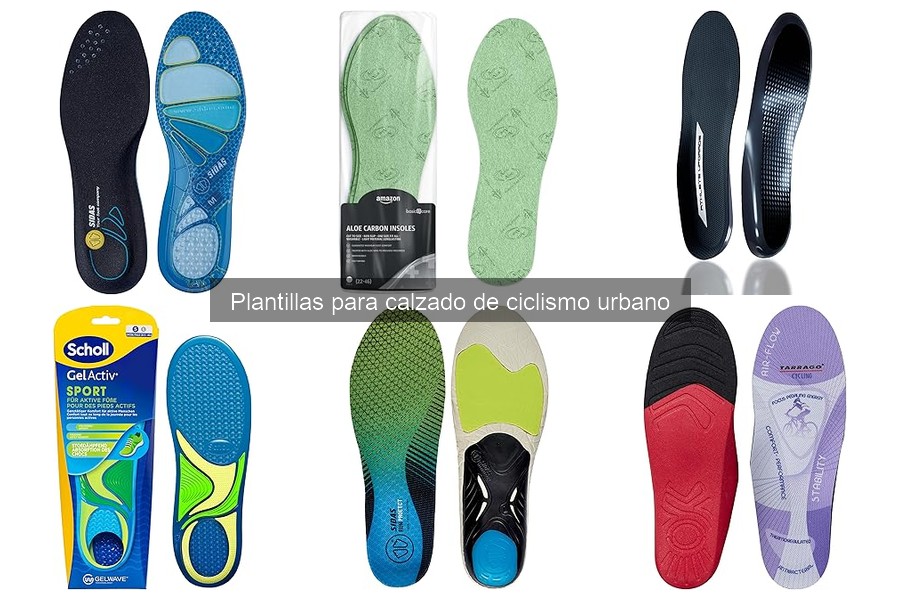 Dónde comprar plantillas para calzado de ciclismo urbano