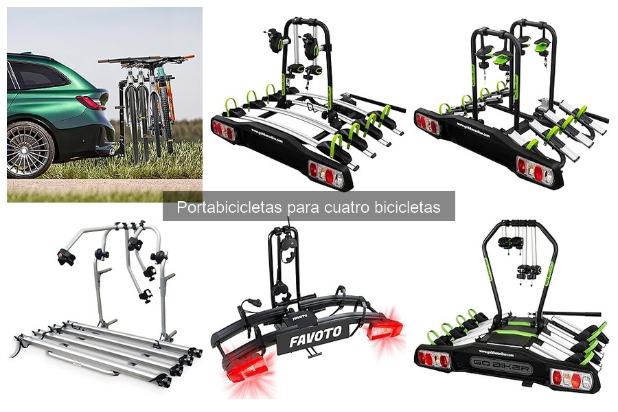 Dónde comprar portabicicletas para cuatro bicicletas