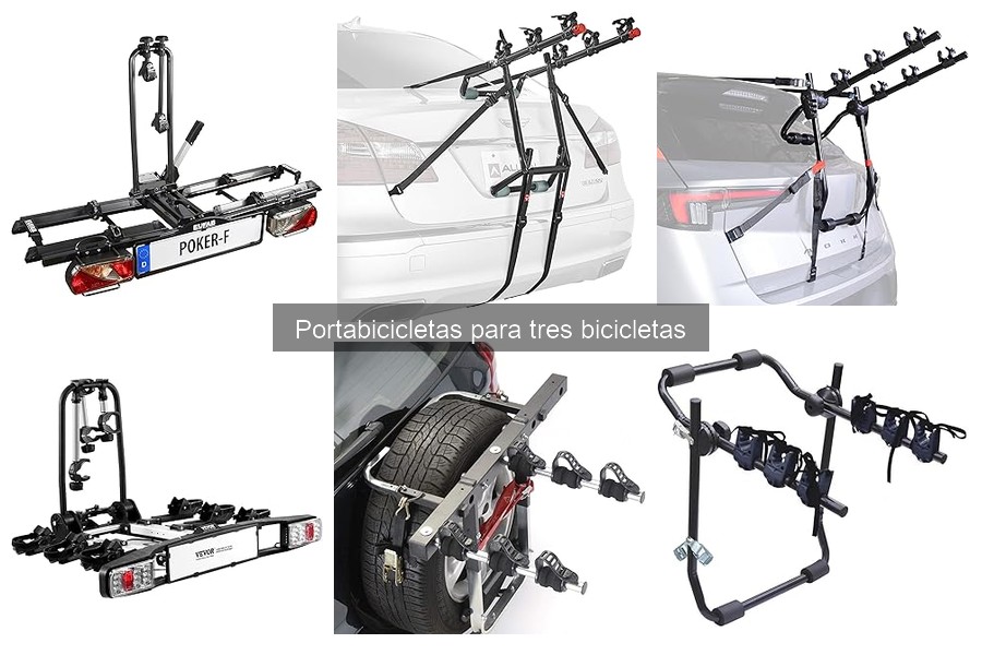 Dónde comprar portabicicletas para tres bicicletas fácilmente