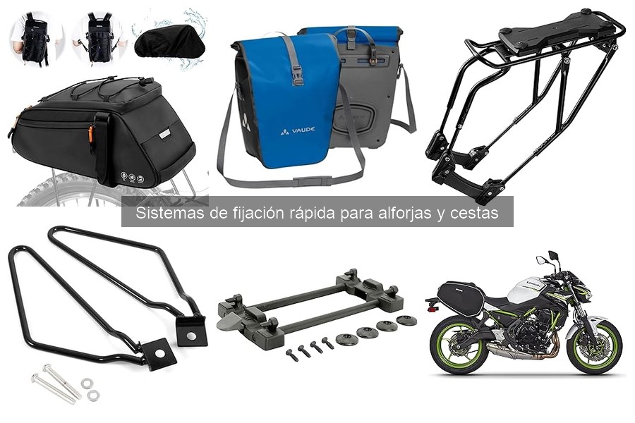 Dónde comprar sistemas de fijación rápida para alforjas