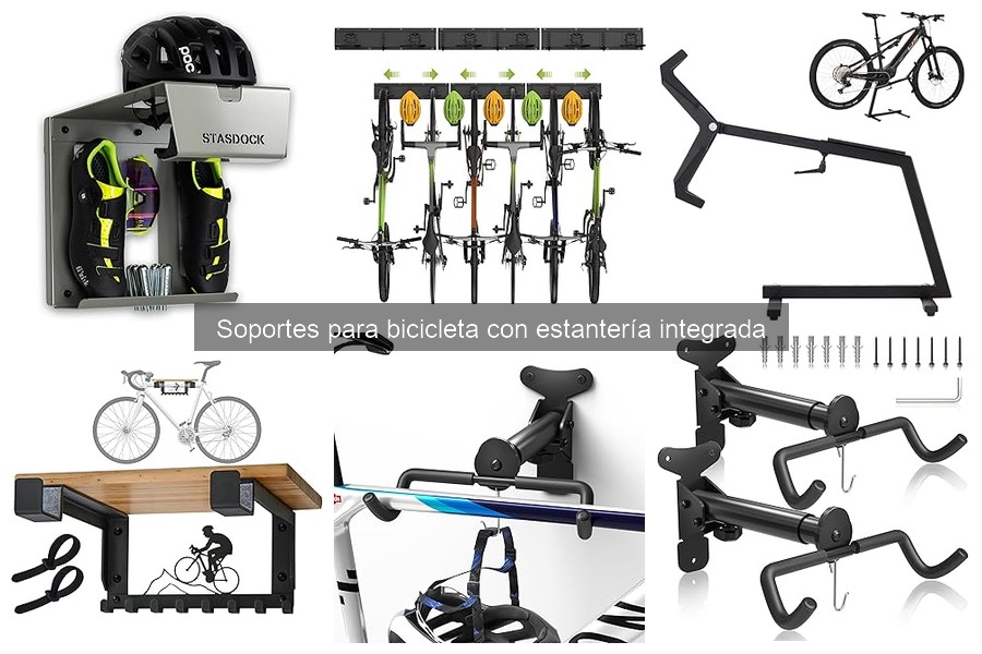 Dónde comprar soportes para bicicleta con estantería integrada
