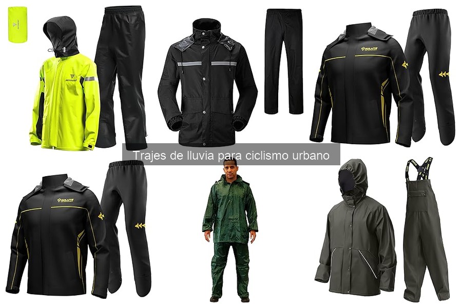 Dónde comprar trajes de lluvia para ciclismo urbano