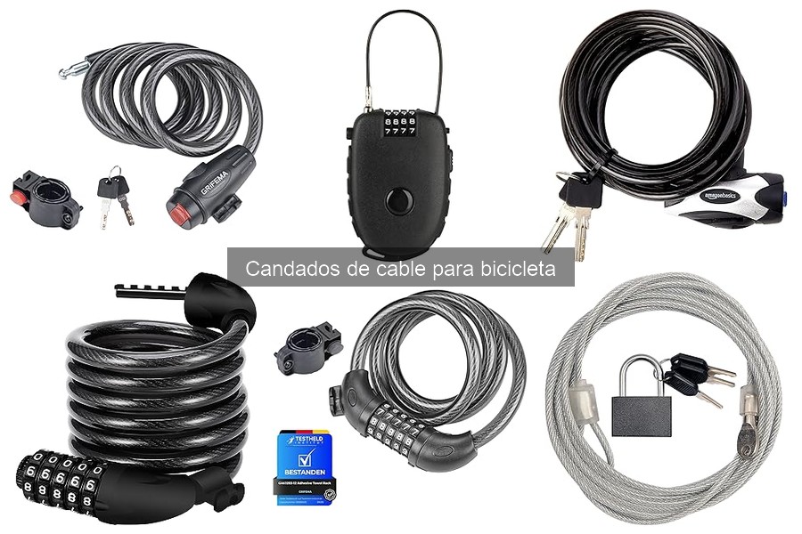 Durabilidad de los candados de cable para bicicleta