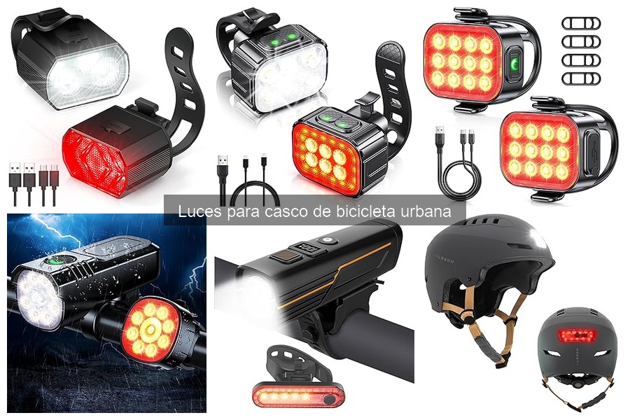 Efecto del Clima en Luces de Casco de Bicicleta Urbana