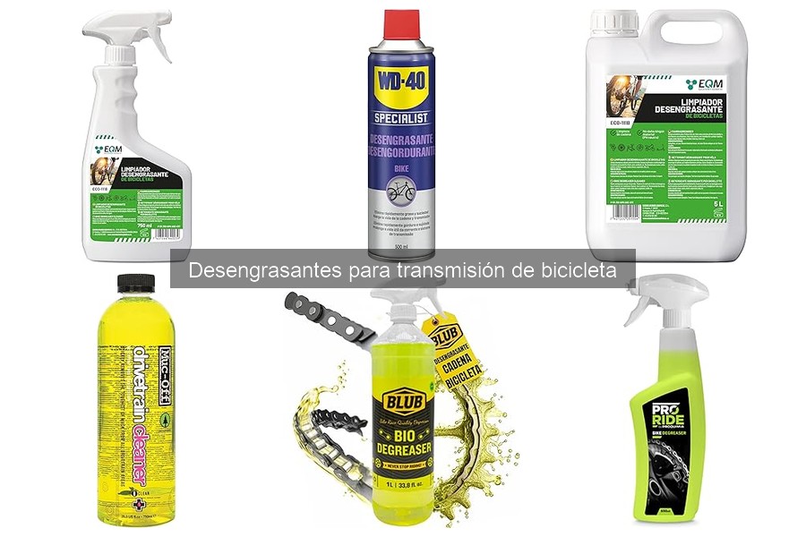 Efecto del desengrasante en la transmisión de tu bicicleta