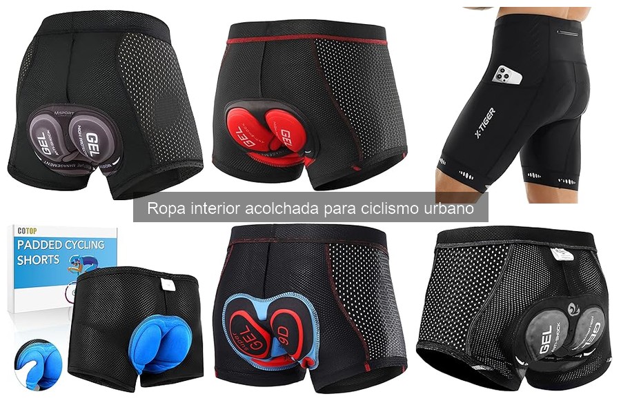 Elige la mejor ropa interior acolchada para ciclismo urbano