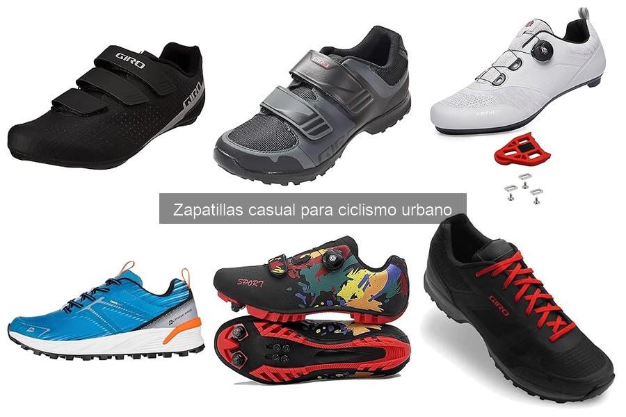 Estilos y Diseños de Zapatillas Casual para Ciclismo Urbano