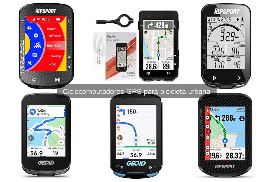 Funciones imprescindibles de ciclocomputadores GPS urbanos