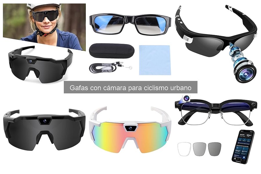 Gafas con cámara para ciclismo urbano: ¿Qué son y cómo funcionan?