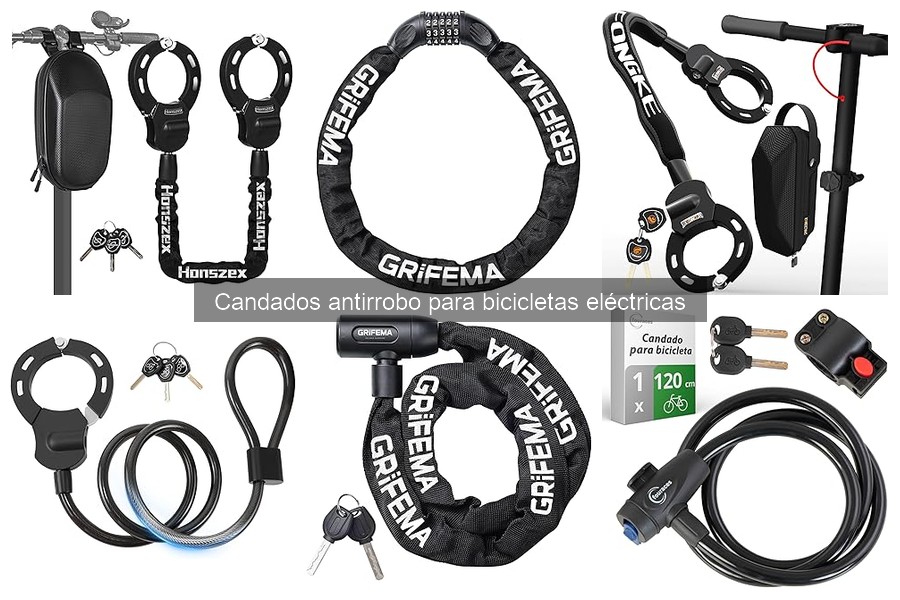 Guía de compra de candados antirrobo para bicicletas eléctricas
