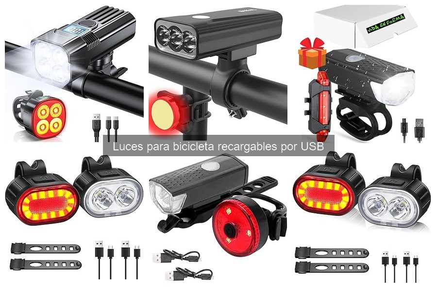 Guía de Instalación de Luces Recargables por USB en Bicicletas