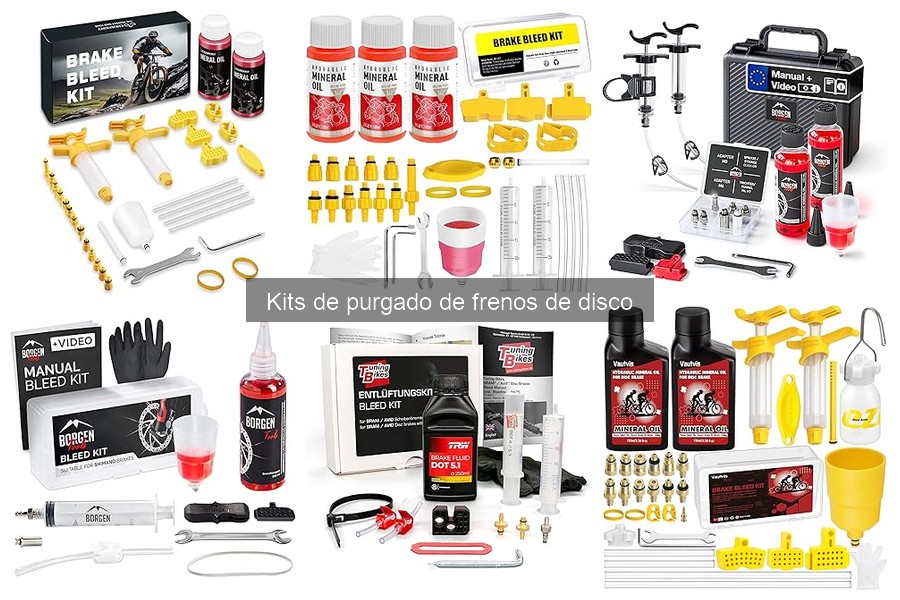 Guía de limpieza del kit de purgado de frenos de disco