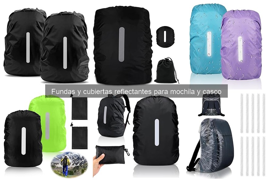 Guía para elegir fundas reflectantes para mochila y casco