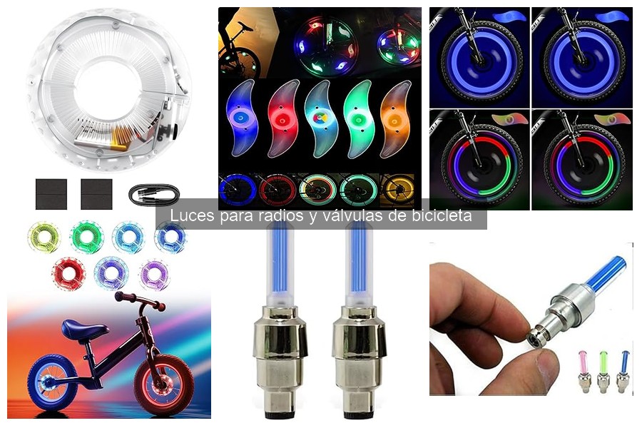 Guía para Elegir Luces para Radios y Válvulas de Bicicleta