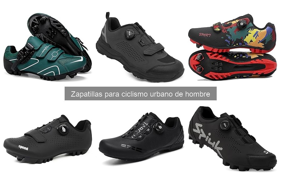 Guía para Elegir Zapatillas de Ciclismo Urbano para Hombre