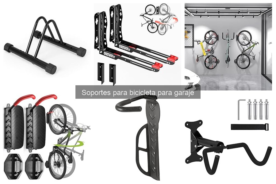 Instrucciones para instalar un soporte de bicicleta en el garaje