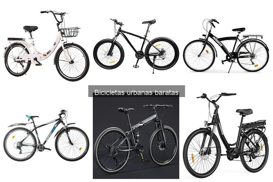 Las bicicletas urbanas baratas más populares del año 2023