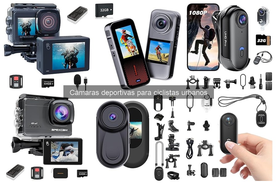 Los accesorios imprescindibles para cámaras deportivas en ciclismo