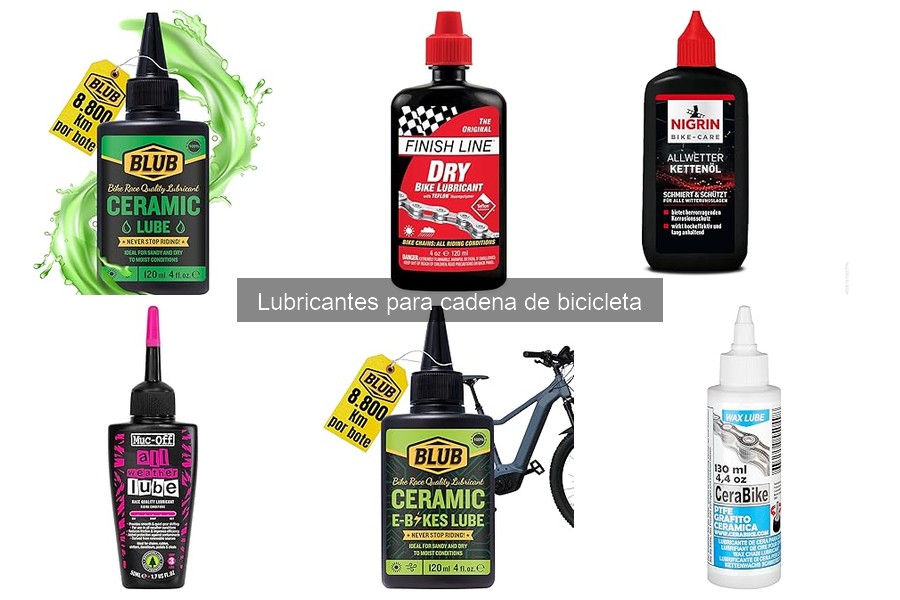 Lubricantes para cadena de bicicleta que duran más tiempo