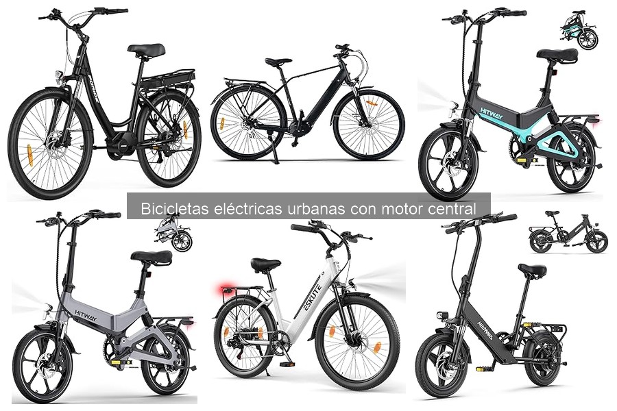 Mantenimiento básico de bicicletas eléctricas urbanas con motor central