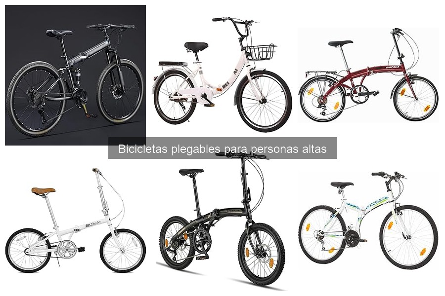 Mantenimiento de bicicletas plegables para personas altas