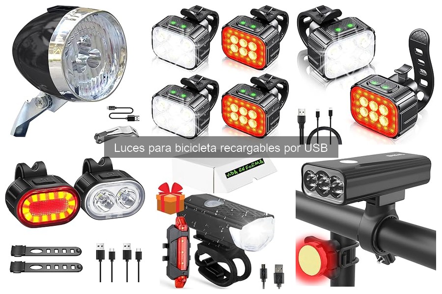 Mantenimiento de luces para bicicleta recargables por USB