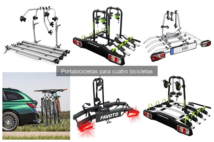 Mantenimiento de Portabicicletas para Cuatro Bicicletas