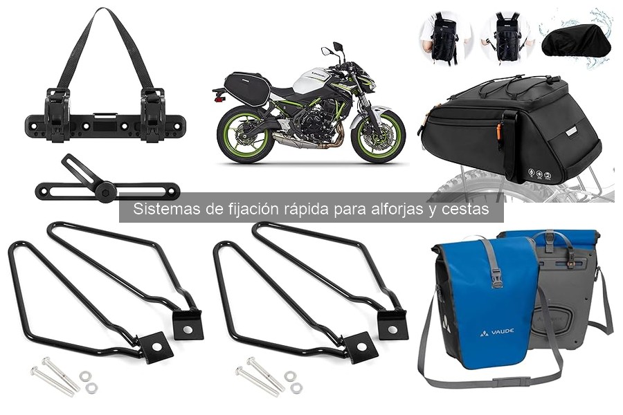 Mantenimiento de sistemas de fijación rápida para alforjas