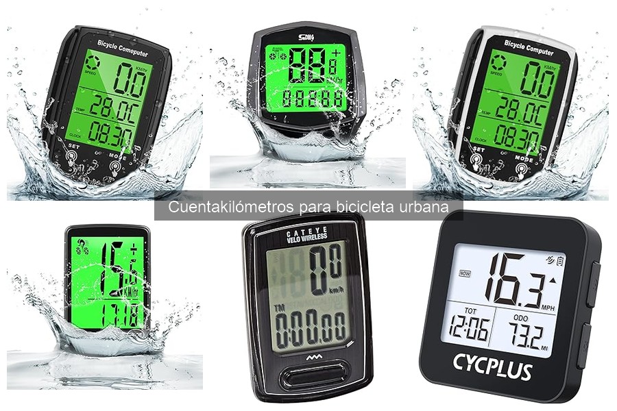 Mantenimiento del cuentakilómetros para bicicleta urbana
